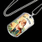 St. Peter Catholic Necklace Stainless Steel or 18k Gold Dog Tag 24" Chain-Express Your Love Gifts