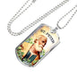 St. Peter Catholic Necklace Stainless Steel or 18k Gold Dog Tag 24" Chain-Express Your Love Gifts