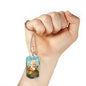 St. Pio Catholic Necklace Stainless Steel or 18k Gold Dog Tag 24" Chain-Express Your Love Gifts