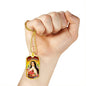 St. Therese Catholic Necklace Stainless Steel or 18k Gold Dog Tag 24" Chain-Express Your Love Gifts