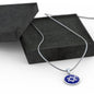 Star Of David Circle Necklace Stainless Steel or 18k Gold 18-22"-Express Your Love Gifts