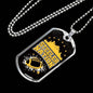 Steeler Nation Necklace Stainless Steel or 18k Gold Dog Tag 24" Chain-Express Your Love Gifts