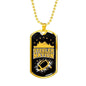 Steeler Nation Necklace Stainless Steel or 18k Gold Dog Tag 24" Chain-Express Your Love Gifts