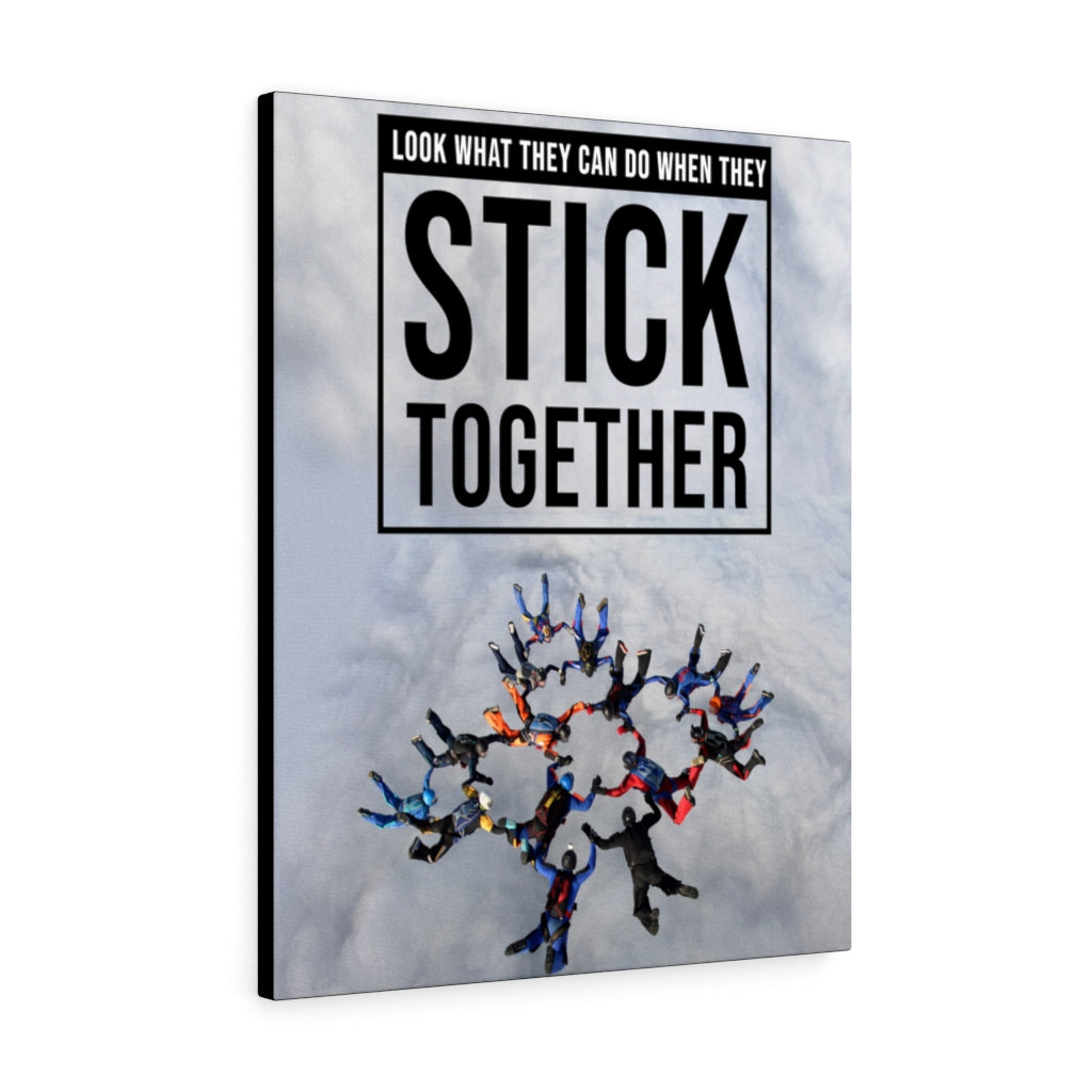 Stick Together Motivational Wall Art Print Ready to Hang - Express Your Love Gifts