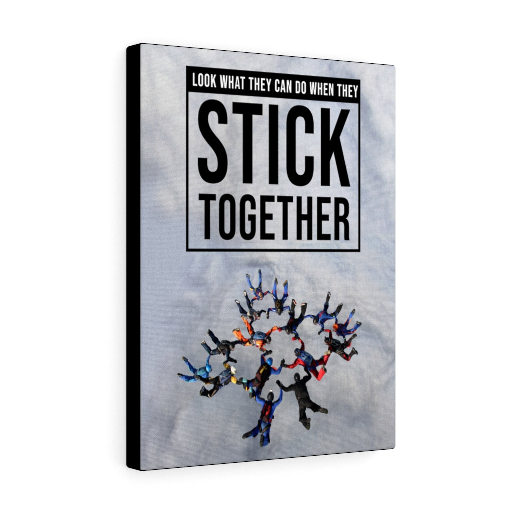 Stick Together Motivational Wall Art Print Ready to Hang - Express Your Love Gifts