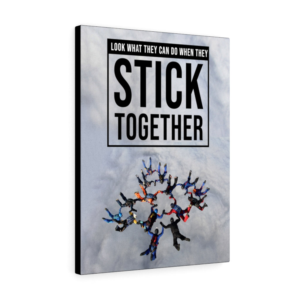 Stick Together Motivational Wall Art Print Ready to Hang - Express Your Love Gifts