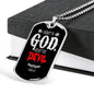 Submit To God Resist The Devil Necklace Stainless Steel or 18k Gold Dog Tag 24" Chain - Express Your Love Gifts