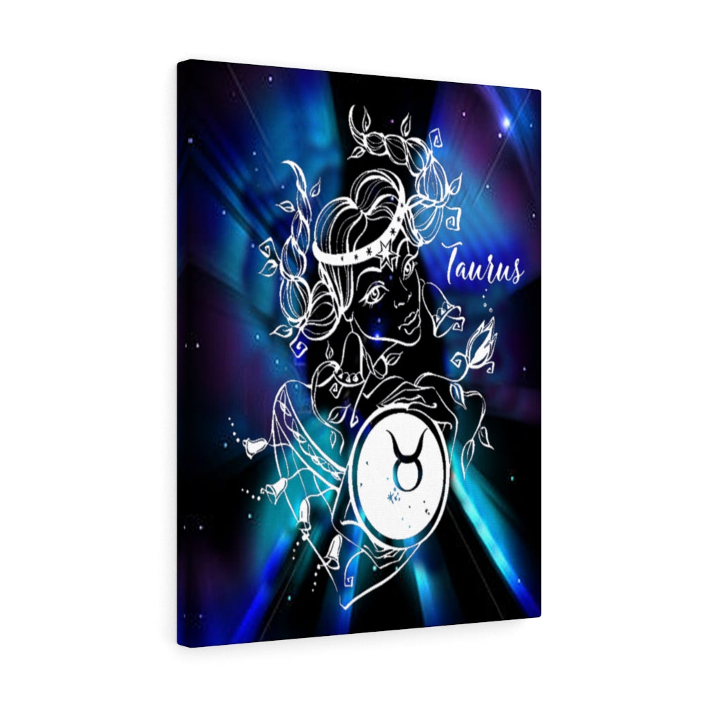 Taurus Zodiac Horoscope Sign Constellation Canvas Print Astrology Home Decor Ready to Hang Artwork - Express Your Love Gifts