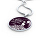 Te Amo Cada Dia Mas Circle Necklace Stainless Steel or 18k Gold 18-22"-Express Your Love Gifts