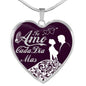 Te Amo Cada Dia Mas Necklace Stainless Steel or 18k Gold Heart Pendant 18-22"-Express Your Love Gifts