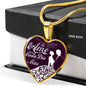 Te Amo Cada Dia Mas Necklace Stainless Steel or 18k Gold Heart Pendant 18-22"-Express Your Love Gifts