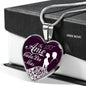Te Amo Cada Dia Mas Necklace Stainless Steel or 18k Gold Heart Pendant 18-22"-Express Your Love Gifts