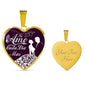 Te Amo Cada Dia Mas Necklace Stainless Steel or 18k Gold Heart Pendant 18-22"-Express Your Love Gifts