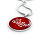 Te Quiero Spanish Love Message Circle Necklace Stainless Steel or 18k Gold 18-22" - Express Your Love Gifts