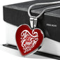 Te Quiero Spanish Love Message Necklace Stainless Steel or 18k Gold Heart Pendant 18-22" - Express Your Love Gifts
