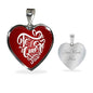 Te Quiero Spanish Love Message Necklace Stainless Steel or 18k Gold Heart Pendant 18-22" - Express Your Love Gifts