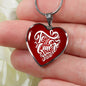 Te Quiero Spanish Love Message Necklace Stainless Steel or 18k Gold Heart Pendant 18-22" - Express Your Love Gifts