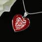Te Quiero Spanish Love Message Necklace Stainless Steel or 18k Gold Heart Pendant 18-22" - Express Your Love Gifts