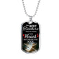 Teach From Heart The Teacher Appreciation Gift Luxury Necklace Stainless Steel or 18k Gold Dog Tag 24" Chain-Express Your Love Gifts