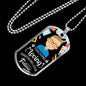 Teacher Appreciation Gift Necklace Stainless Steel or 18k Gold Dog Tag 24" Chain-Express Your Love Gifts