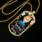 Teacher Appreciation Gift Necklace Stainless Steel or 18k Gold Dog Tag 24" Chain-Express Your Love Gifts