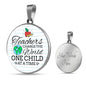 Teacher Appreciation Gift Teachers Change The World Circle Necklace Stainless Steel or 18k Gold 18-22" - Express Your Love Gifts