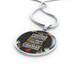 Teacher Gift Circle Necklace Stainless Steel or 18k Gold 18-22" - Express Your Love Gifts