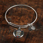 Teacher Gift Stainless Steel or 18k Gold Circle Bangle Bracelet - Express Your Love Gifts