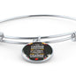 Teacher Gift Stainless Steel or 18k Gold Circle Bangle Bracelet - Express Your Love Gifts