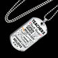Teachers Touch Hearts Teacher Appreciation Gift Necklace Stainless Steel or 18k Gold Dog Tag 24" Chain-Express Your Love Gifts