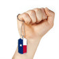 Texas Flag Pendant Stainless Steel or 18k Gold Dog Tag Necklace 24" Chain - Express Your Love Gifts