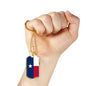 Texas Flag Pendant Stainless Steel or 18k Gold Dog Tag Necklace 24" Chain - Express Your Love Gifts