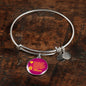 Thank You For Being My Heart'S Home Stainless Steel or 18k Gold Circle Bracelet Bangle - Express Your Love Gifts