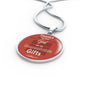 Thanks Be Unto God Bible Verse Circle Necklace Stainless Steel or 18k Gold 18-22" - Express Your Love Gifts