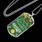 The Influence Of A Great Teacher Cannot Be Erased Teacher Appreciation Gift Necklace Stainless Steel or 18k Gold Dog Tag 24" Chain-Express Your Love Gifts