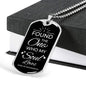 The One My Soul Loves Necklace Stainless Steel or 18k Gold Dog Tag 24" Chain-Express Your Love Gifts