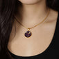 To Mom Because Of You Circle Necklace 18k Gold 18-22" - Express Your Love Gifts