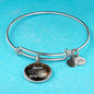 To Mom I'Ll Always Remember Bracelet Stainless Steel or 18k Gold Circle Bangle - Express Your Love Gifts