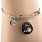 To Mom I'Ll Always Remember Bracelet Stainless Steel or 18k Gold Circle Bangle - Express Your Love Gifts
