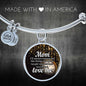 To Mom I'Ll Always Remember Bracelet Stainless Steel or 18k Gold Circle Bangle - Express Your Love Gifts