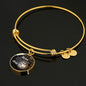 To Mom I'Ll Always Remember Bracelet Stainless Steel or 18k Gold Circle Bangle - Express Your Love Gifts