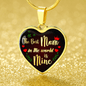 To Mom The Best Heart Pendant 18k Gold Stainless Steel Necklace 18-22" - Express Your Love Gifts