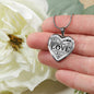 To My Girl Love Necklace Stainless Steel or 18k Gold Heart Pendant 18-22" - Express Your Love Gifts