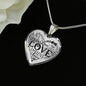 To My Girl Love Necklace Stainless Steel or 18k Gold Heart Pendant 18-22" - Express Your Love Gifts