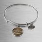 To My Girlfriend A Grandmother Is A Safe Haven Stainless Steel or 18k Gold Circle Bangle Bracelet - Express Your Love Gifts