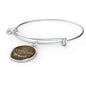 To My Girlfriend A Grandmother Is A Safe Haven Stainless Steel or 18k Gold Circle Bangle Bracelet - Express Your Love Gifts