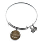 To My Girlfriend A Grandmother Is A Safe Haven Stainless Steel or 18k Gold Circle Bangle Bracelet - Express Your Love Gifts