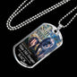To My Son Old Cougarc From Mom Necklace Stainless Steel or 18k Gold Dog Tag 24" Chain-Express Your Love Gifts