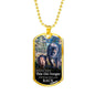 To My Son Old Cougarc From Mom Necklace Stainless Steel or 18k Gold Dog Tag 24" Chain-Express Your Love Gifts