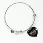 To My Wife Count My Blessings Heart Bangle Stainless Steel or 18k Gold 18-22"-Express Your Love Gifts